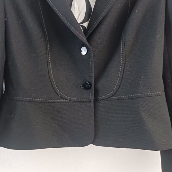 Valentino black 2 button jacket/ blazer size S - Picture 2 of 4